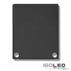   EC44 végfedél SURF/DIVE24 FLAT profilhoz COVER11-el, alumínium, fekete RAL 9005 2 db, csavarral