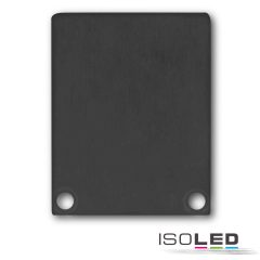  EC45 végfedél RAL 9005 SURF/DIVE24 FLAT profilhoz COVER12-vel, fekete, alumínium, 2 db, csavarral