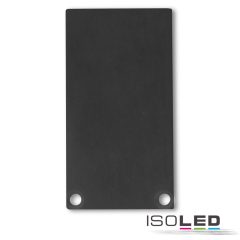   EC49 végfedél SURF/DIVE24 profilhoz COVER12-vel, fekete alumínium RAL 9005, 2 db, csavarral