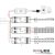  DALI DT6 dimmer, 4 külön csatorna, 12-36 V 4x6 A, 48V 4x4 A