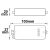 DALI dimmer 12-36 V, 1 csatorna, 12-36 V 8 A, 48 V 4 A