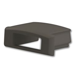   EC2B végfedél SURF12 FLAT profilhoz kábelátvezetéssel, 1 db, fekete