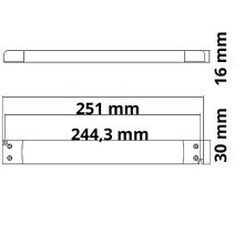 LED trafó 24V/DC, 0-30W, slim, SELV