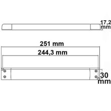 LED trafó 12V/DC, 0-30W, slim, SELV