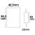 LED Strip Mini rádiós fényeroszabályozó, 12-24 V DC 6 A