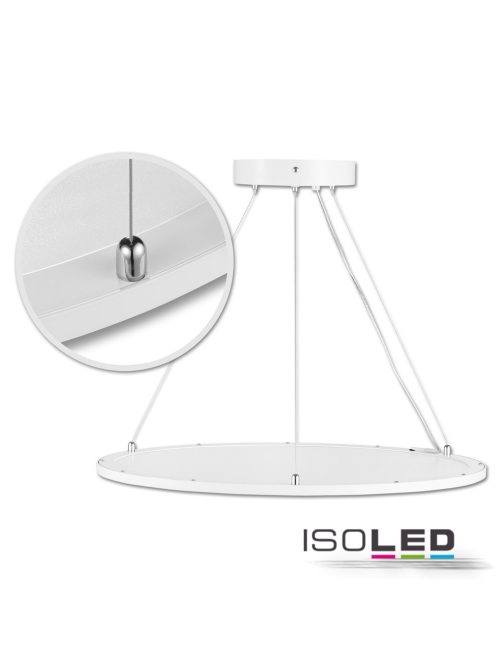 LED Office függesztett lámpa, Up+Down, 20+20 W,D=61cm, fehér, UGR<19, 4000K, dimmelheto