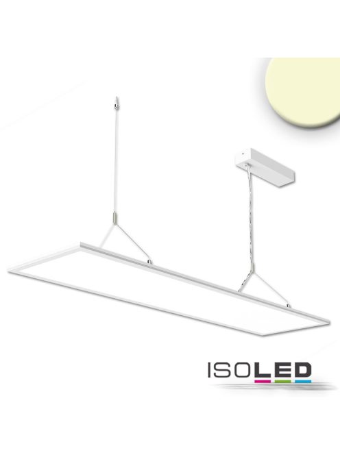 LED Office függesztett lámpa, Up+Down, 20+20 W, 30x120 cm, fehér, UGR<19, 3000K, dimmelheto