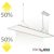   LED Office függesztett lámpa, Up+Down, 20+20 W, 30x120 cm, fehér, UGR<19, 4000K, dimmelheto