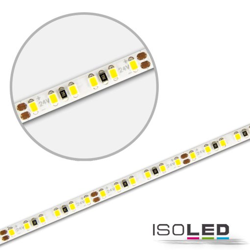 LED CRI927 Micro lineáris flexibilis szalag, 24V, 10W, IP20, meleg fehér, 240 LED/m