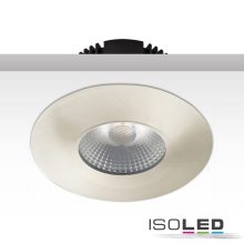 Alumínium fedél, kerek, szálcsiszolt nikkel, Sys-68 süllyesztett szpotlámpához