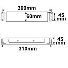 LED PWM trafó 24V/DC, 0-200W, IP20, 1-10V/push/DALI dimmelheto