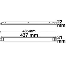 LED Sys-One trafó 24 V/DC, 0-75 W, IP20, fehérdinamikus, Push/Sys-One-FB dimmelheto