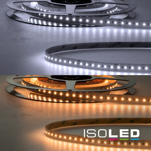 LED CRI923/950 Linear10 flexibilis szalag, 24V, 10W+10W, IP20, fehér dinamikus, 240 LED/m