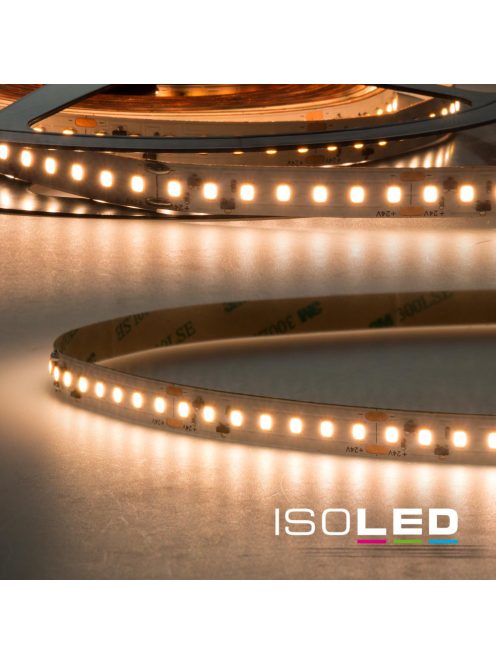LED CRI930 teljes spektrumú lineáris flexibilis szalag, 24V, 14W, IP20, meleg fehér, 160 LED/m
