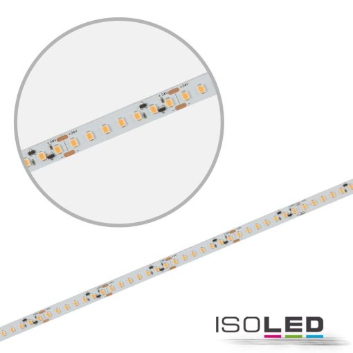 LED CRI930 teljes spektrumú lineáris flexibilis szalag, 24V, 14W, IP20, meleg fehér, 160 LED/m