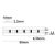   LED RGB Linear10 flexibilis szalag, 24V, 12W, IP20, 120 LED/m