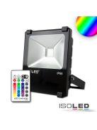 LED fényveto 10 W, RGB, IP66, rádiós távirányítóval