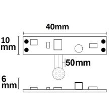 LED Mini kapcsoló PIR mozgásérzékelovel, készenléti szinttel, 12-24 V DC 5 A