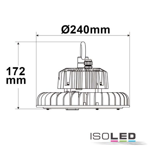 LED csarnoklámpa FL, 120 W, IP65 semleges fehér, 120°, 1-10 V dimmelheto