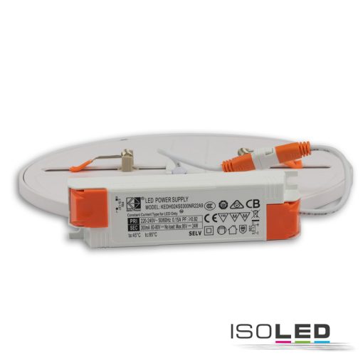 LED mélysugárzó Flex 23W, prizmás, 120°, 50-210mm lyukkivágás, semleges fehér
