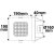   LED mélysugárzó Prism vakításcsökkento 18W, IP54, meleg fehér, dimmelheto