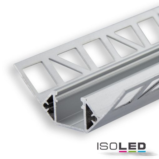 LED csempeprofil belso sarok,  H:200 cm
