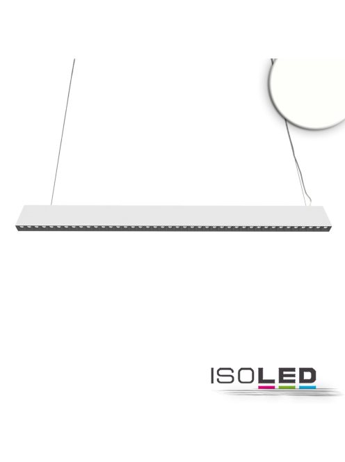 LED függesztett lámpa,vetítolencsés,Up+Down,15 +32 W,8,5x128 cm,fehér,UGR <6,4000 K,1-10V dimmelheto