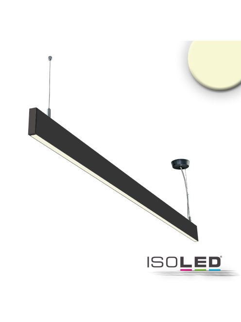 LED függesztett lámpa lineáris fel/le 1200, 40 W, fekete, meleg fehér