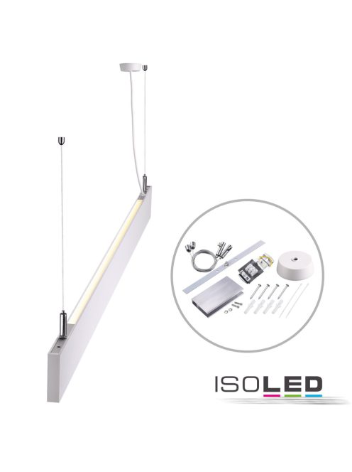 LED függesztett lámpa lineáris fel/le 1200, 40 W, fehér, meleg fehér