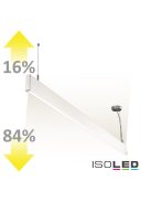 LED függesztett lámpa lineáris fel/le 1200, 40 W, fehér, meleg fehér