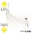 LED függesztett lámpa lineáris fel/le 1200, 40 W, fehér, meleg fehér