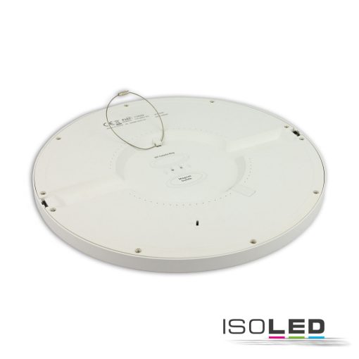 LED süllyesztett/felületre való lámpa Slim Flex,24 W,ColorSwitch 3000-3500-4000K,szálcsiszolt nikkel