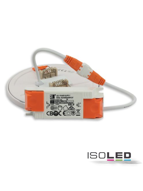 LED mélysugárzó Flex 8W, prizmás, 120°, lyukkivágás 50-100mm , meleg fehér, dimmelheto