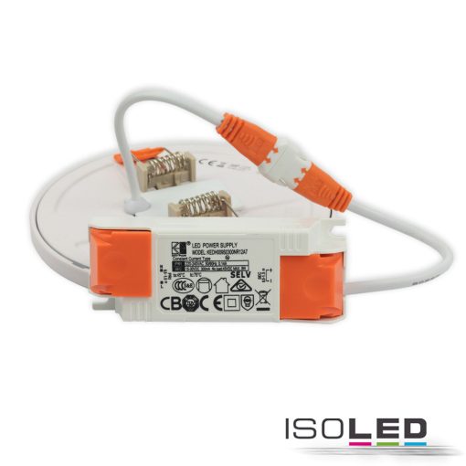 LED mélysugárzó Flex 8W, prizmás, 120°, lyukkivágás 50-100mm , semleges fehér, dimmelheto
