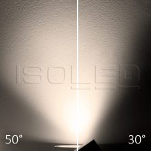 3 fázisú refektor sínrendszeren fókuszálható, 35 W, 30°-50°, fehér matt, 3000K, CRI92