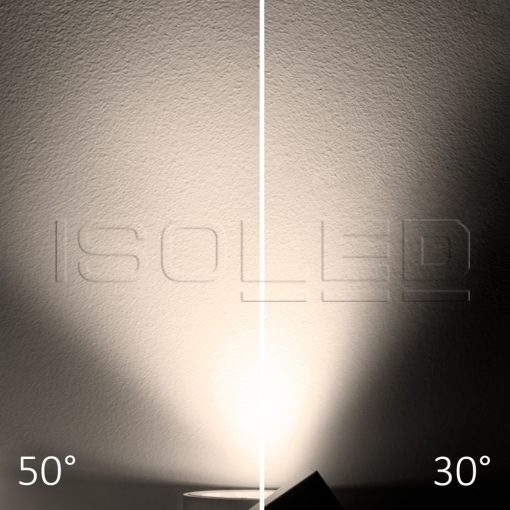 3 fázisú refektor sínrendszeren fókuszálható, 35 W, 30°-50°, fehér matt, 3000K, CRI92