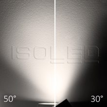 3 fázisú refektor sínrendszeren fókuszálható, 35 W, 30°-50°, fehér matt, 3500K, CRI92