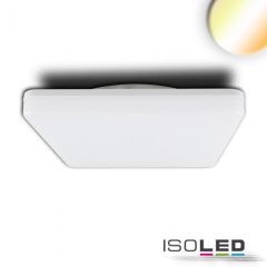   LED mennyezeti/fali lámpák HF érzékelovel, 24 W, négyszögletes, IP54, ColorSwitch 3000K|4000K, fehér
