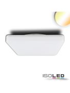 LED mennyezeti/fali lámpa, 24 W, szögletes, IP54, ColorSwitch 3000K|4000K, fehér