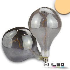   E27 Vintage Line LED deko fényforrás 165, 4 W ultrameleg fehér, füstös üveg, dimmelheto