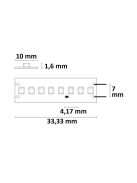 LED HEQ930 High Bright flexibilis szalag, 24 V, 22 W, IP20, 3000K