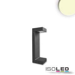   LED kerti lámpa, POLLER-1, 30 cm, 7 W, homok fekete, meleg fehér