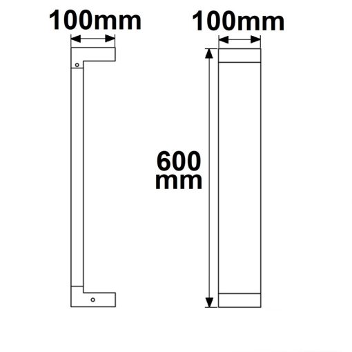 LED kerti lámpa, POLLER-1, 60 cm, 7 W, homok fekete, meleg fehér