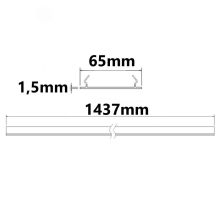 FastFix LED lineáris rendszer vakfedél IP54, 1,5 m