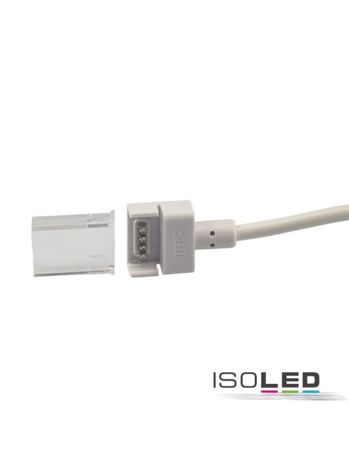 Klip kábelcsatlakozó 4 pólusú 12 mm széles és >8 mm osztási távolságú IP68 flexibilis szalagokhoz