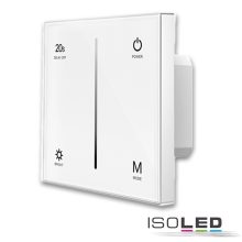 Sys-Pro 1 zónás érintoszenzoros Triac rádiós dimmer 230V fehér, 360VA, fázis/szakasz választható