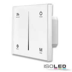   Sys-Pro 1 zónás érintoszenzoros Triac rádiós dimmer 230V fehér, 360VA, fázis/szakasz választható