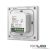   Sys-Pro 1 zónás érintoszenzoros Triac Rádiós dimmer, 230V fekete, 360VA, fázis/szakasz választható