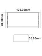 Sys-Pro RGB + W rádió PWM Mesh dimmer IP67, 1-4 csatornás, 12-36V DC 4x5A