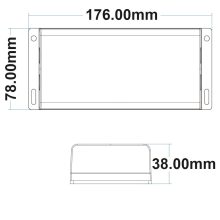Sys-Pro RGB + W rádió PWM Mesh dimmer IP67, 1-4 csatornás, 12-36V DC 4x5A